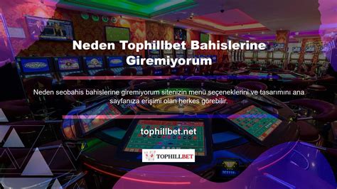 Tophillbet Güncel Giriş Bağlantısı